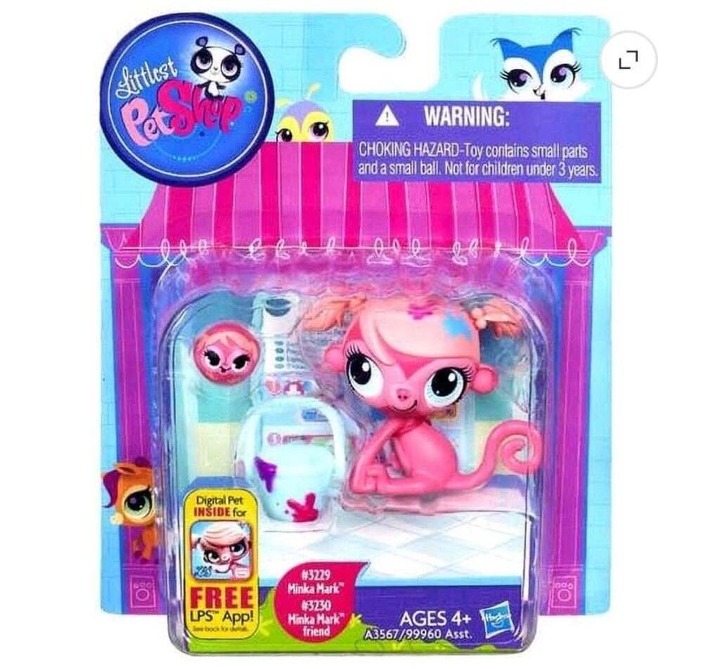 Littlest Pet Shop Minka Mark And Friend #3229 #3230 New